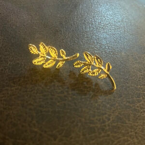 New! Gold Leaf Earrings
